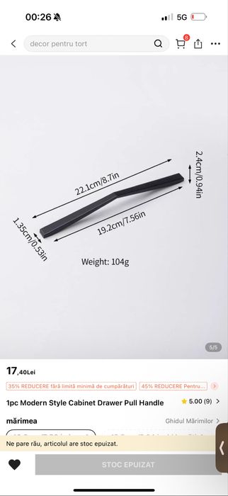 Manere zinc 15 bucati