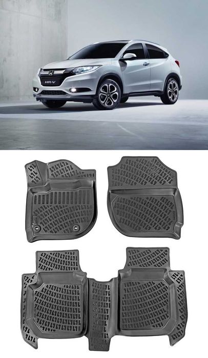 Гумени стелки RizLine съвместими с Honda HR-V 2015-2020