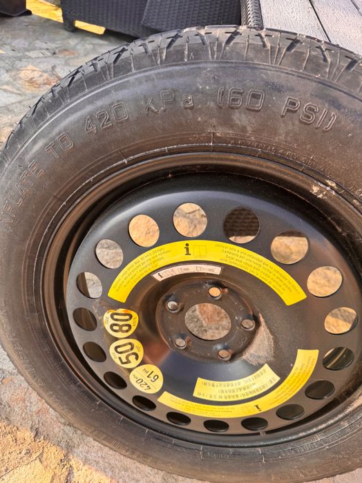 Резервна гума 18 5*112 чисто нова!