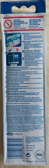 Vând rezerve Dual Clean pentru periuța de dinți electrica Oral B. Noi