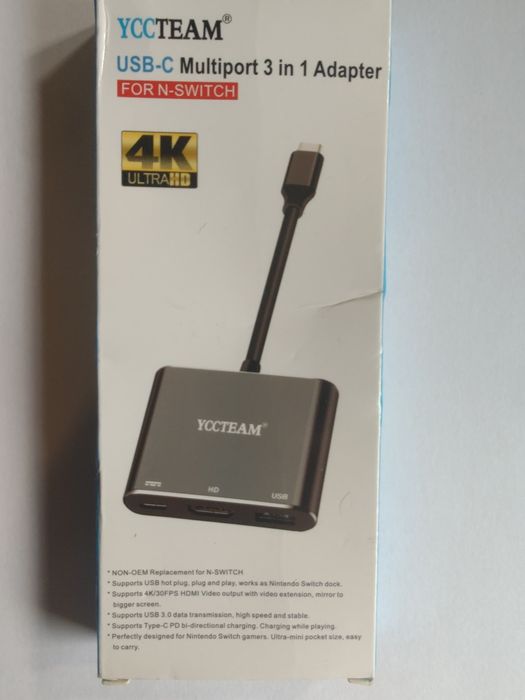 Adaptor Multiport 3 in 1 YCCTeam  cu 4K UHD