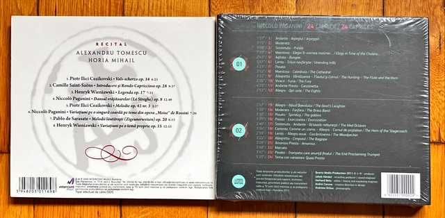 Set 4 CD muzica clasica RO: 2x George Enescu & 2x Alexandru Tomescu