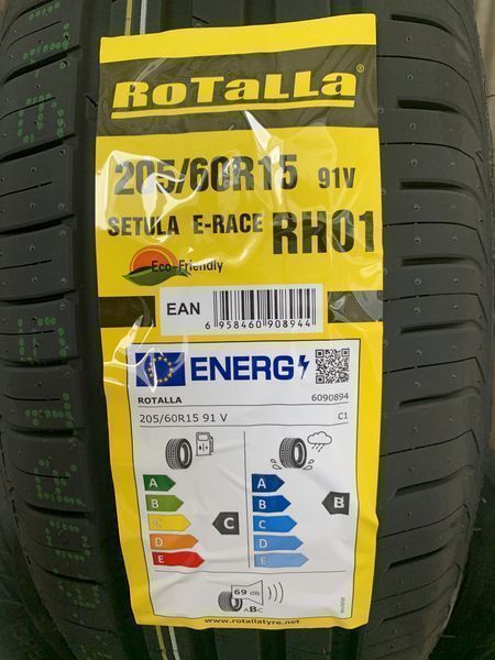Нови летни гуми ROTALLA SETULA E-RACE RH01 205/60R15 91V НОВ DOT