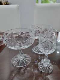 Set cupe inghetata/ sampanie cristal