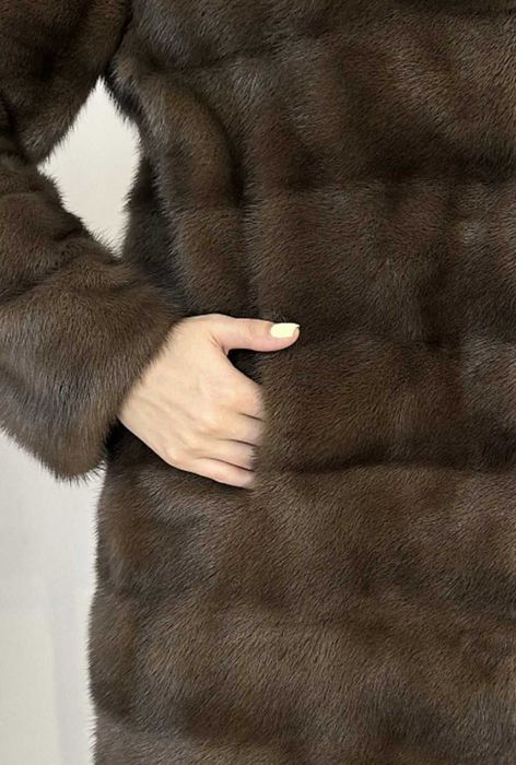 Haina vizon blana naturala , Haină de nurcă , 4 in 1 Transformer