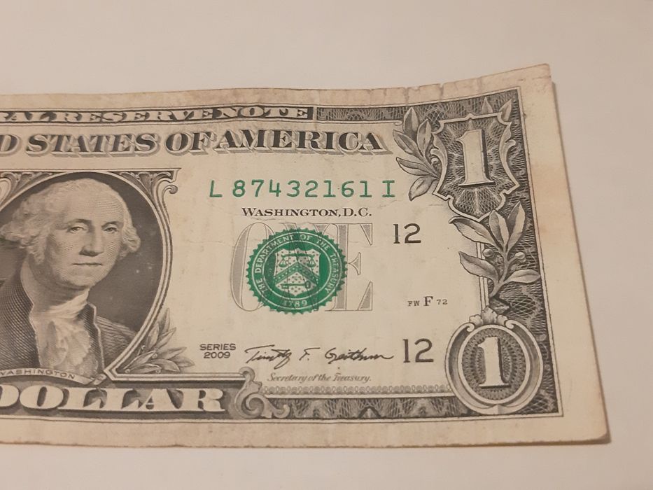 Bancnota Veche 1 Dolar 2009