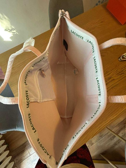 Чисто нова дамска чанта Lacoste Campanula – светлорозова