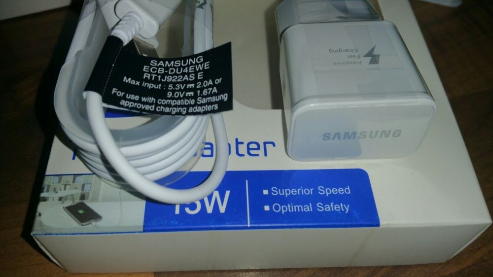 Incarcator priza+cablu micro USB original Samsung S5 S6 S7 Edge Note 4