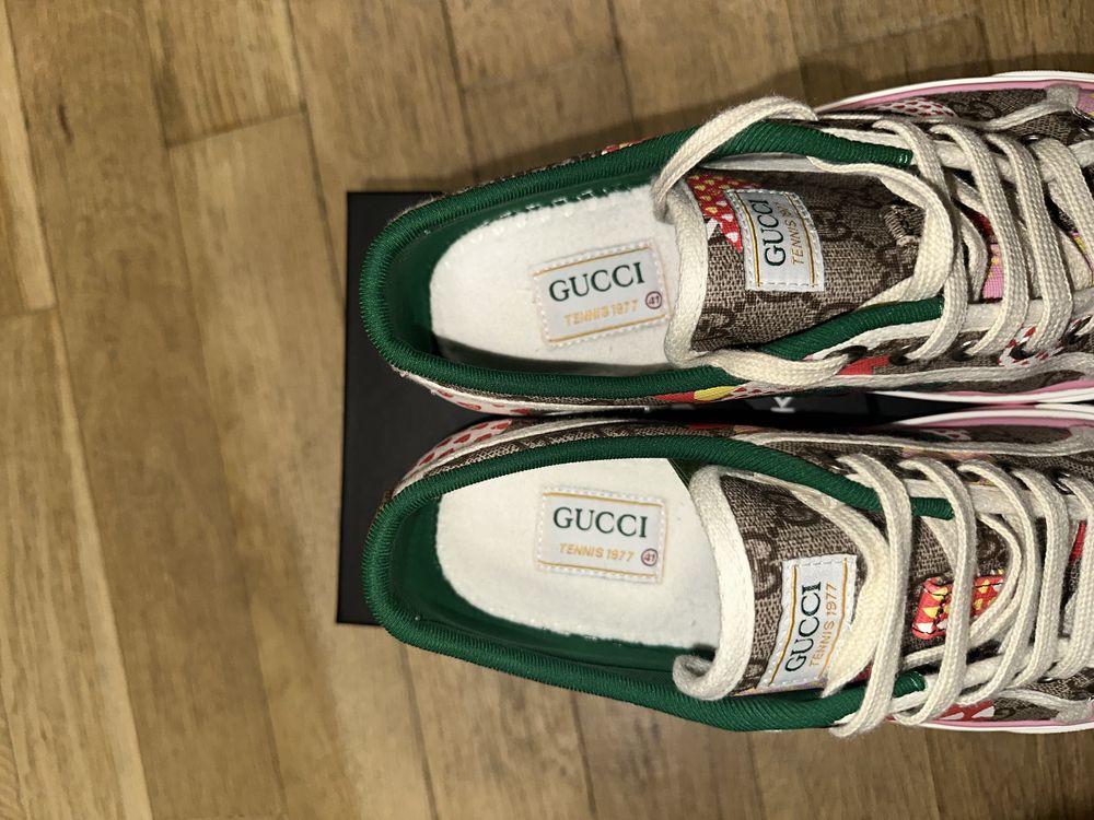 Кецове гуменки маратонки GUCCI Tennis