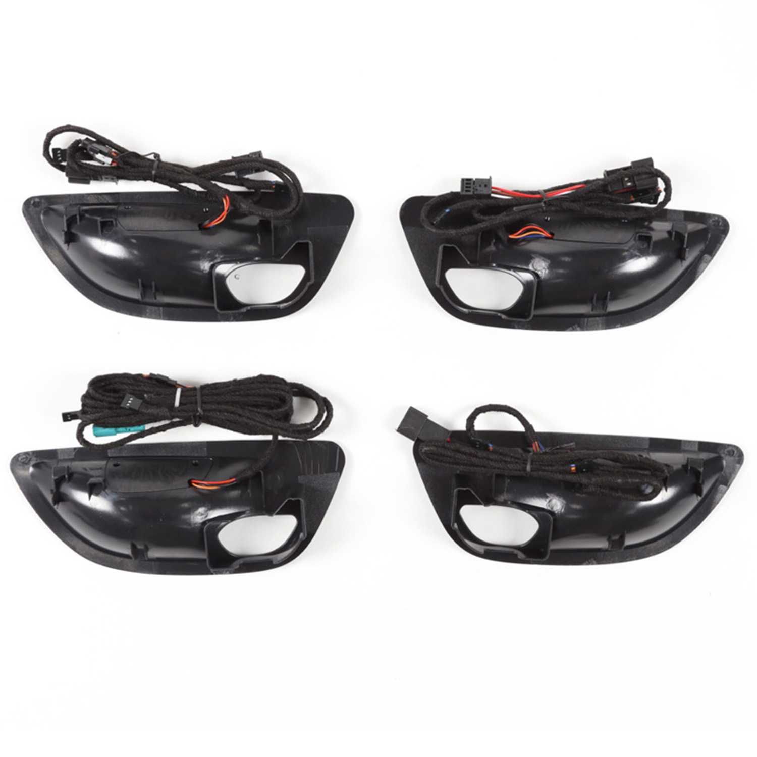 Manere interioare iluminate cu lumina LED ambientala pentru bmw f10