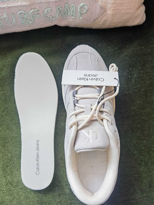Нови маратонки Calvin Klein Jeans Retro Tennis Low Mg Mix велур 43