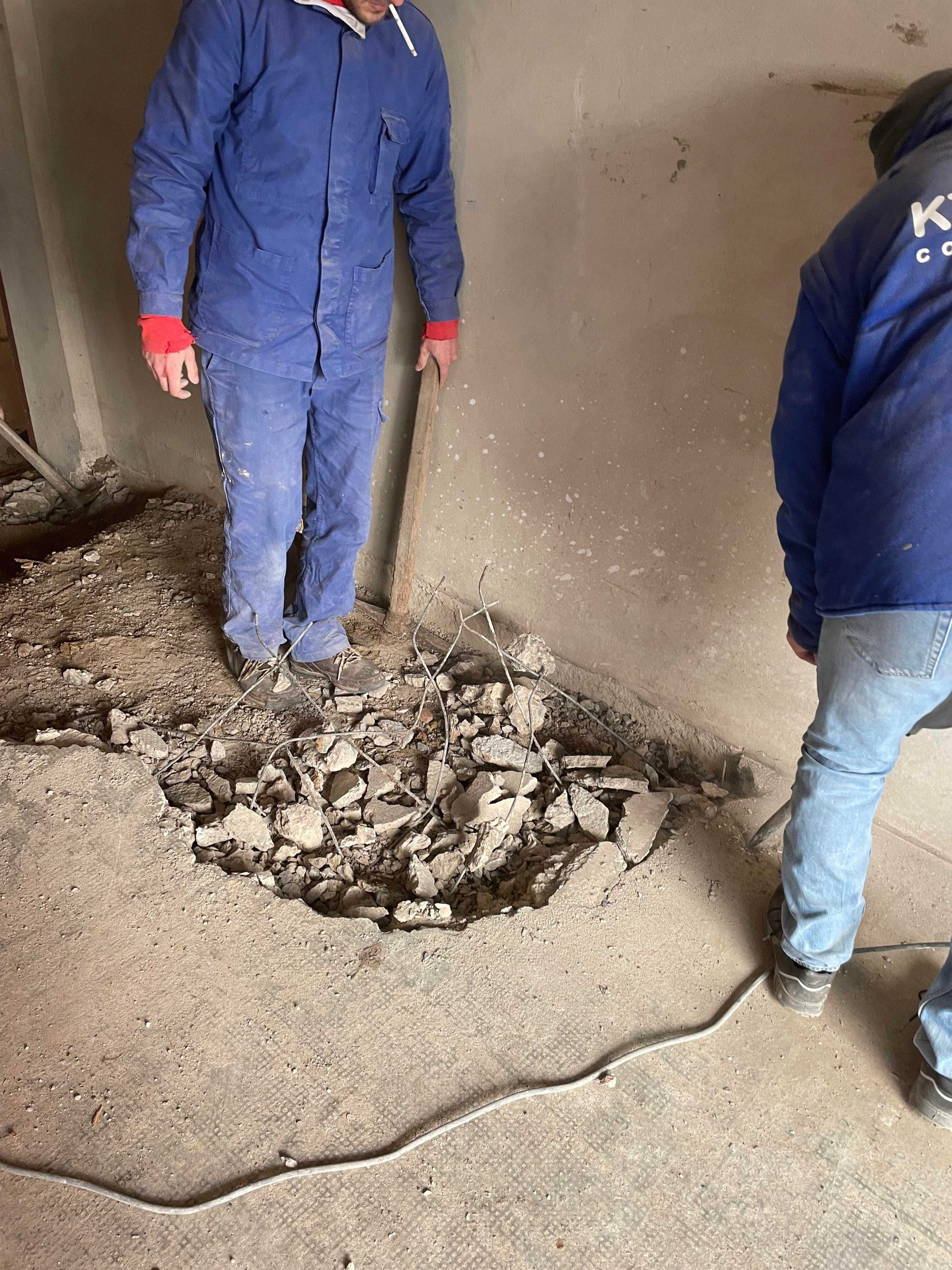 Executam demolari,spargem betoane,debarasari,transport moloz