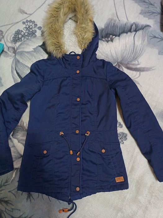 Куртка парка на девочку на 10-12 лет