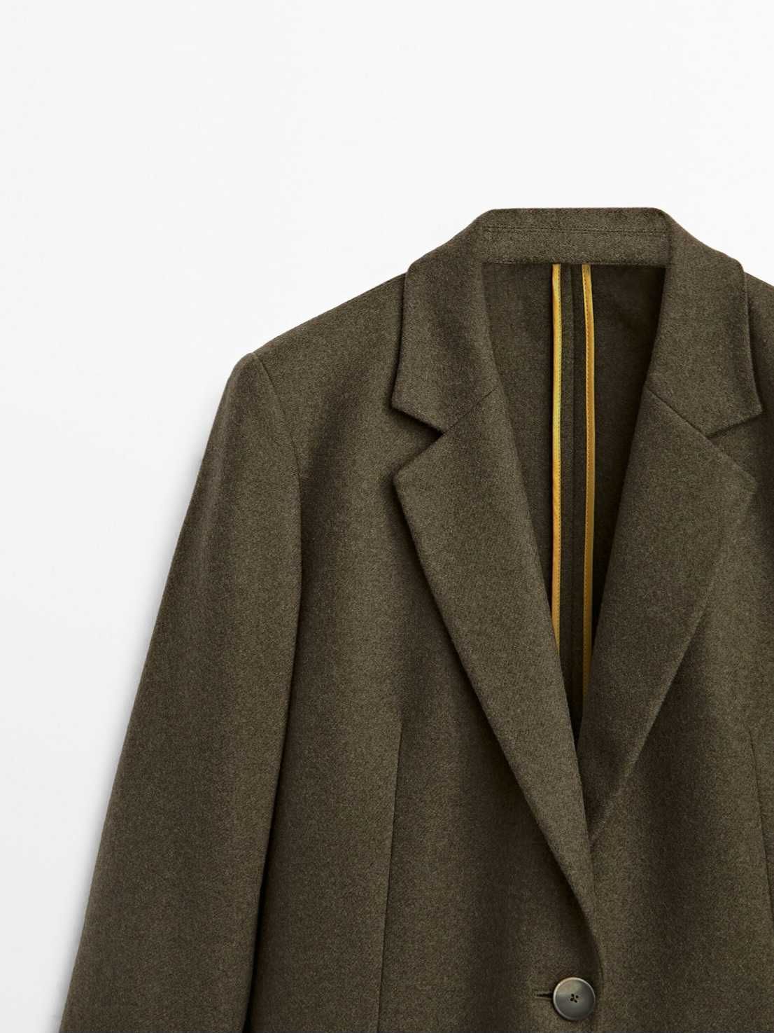 НОВ Massimo Dutti блейзър 66% вълна