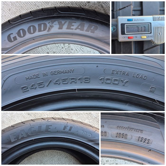 O bucată 245/45 R18 vară - una Goodyear