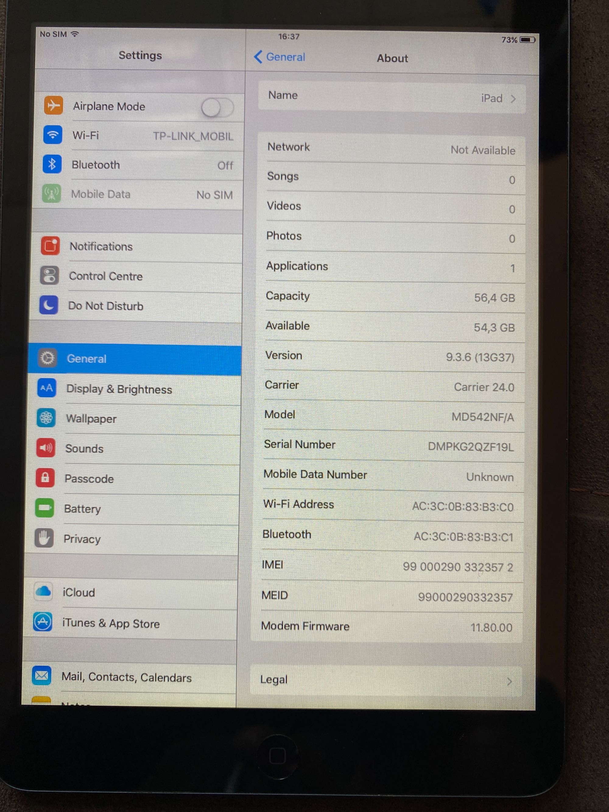 Apple iPad 1 64GB WiFi А1432