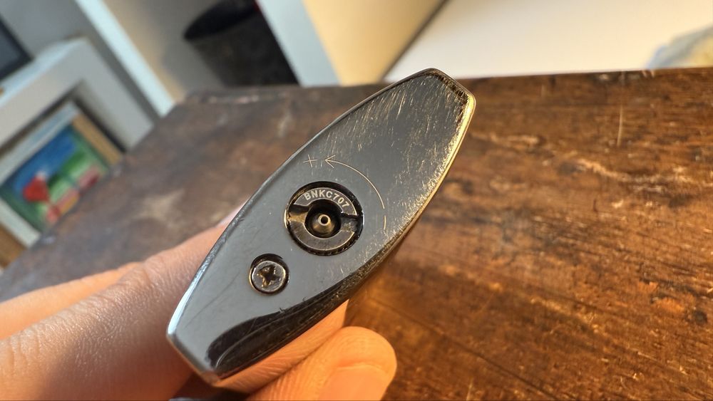 Bricheta ST Dupont de colectie maxijet gri in stare buna