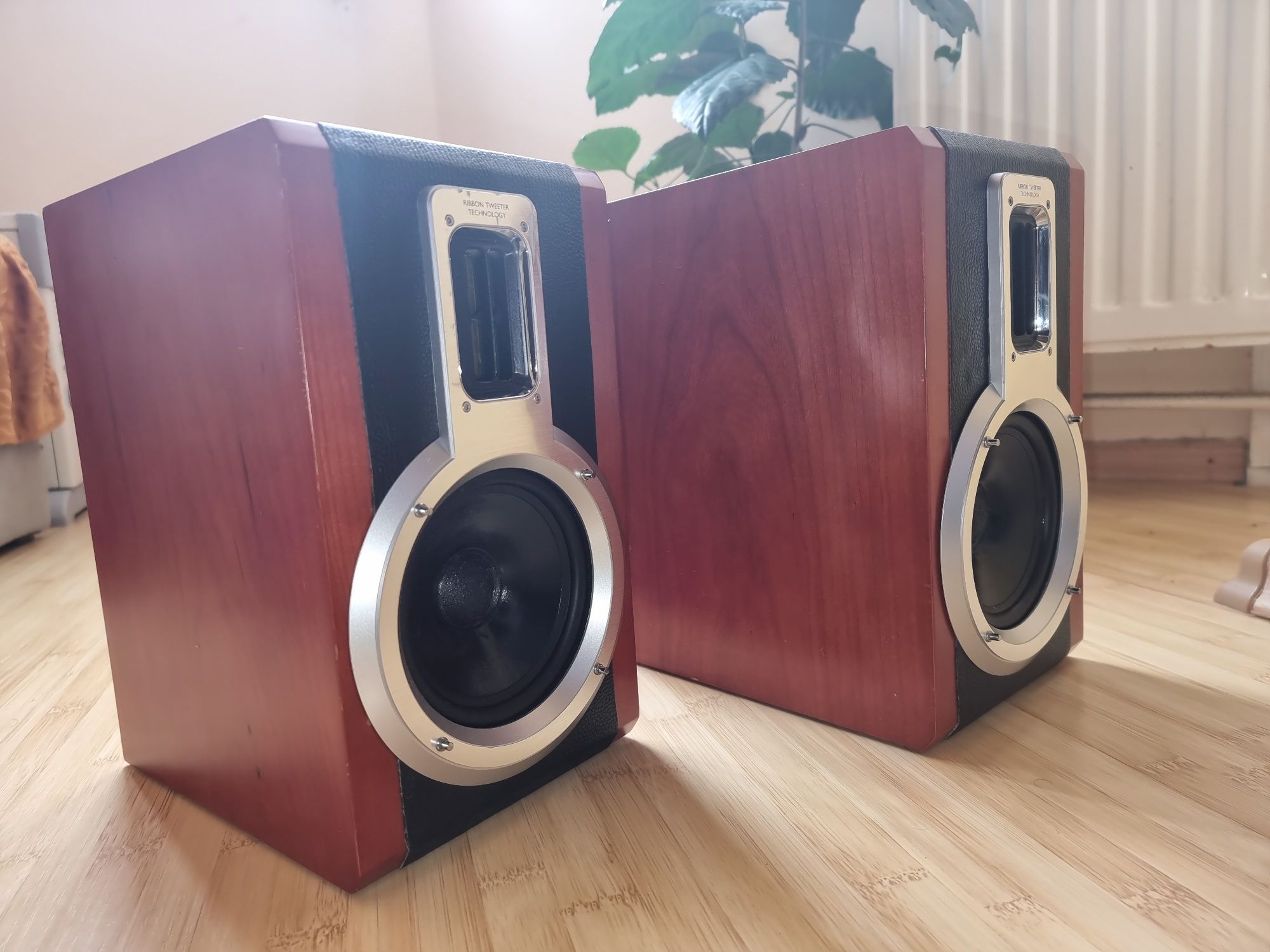 PROBA AV Boxe Philips Upgrade VIFA piele neagra MONACOR 6ohm80w