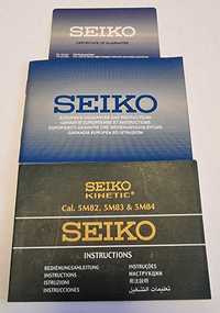 Manuale de instructiuni si garantii pentru Seiko, Citizen si Orient