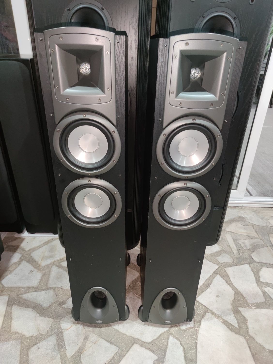 Тонколони Klipsch Synergy F2 и стерео усилвател(ресивър) NAD C326BEE