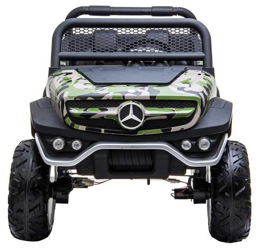 Masinuta electrica copii 2-8 ani Mercedes Unimog BIG 2 loc,4x4 Army