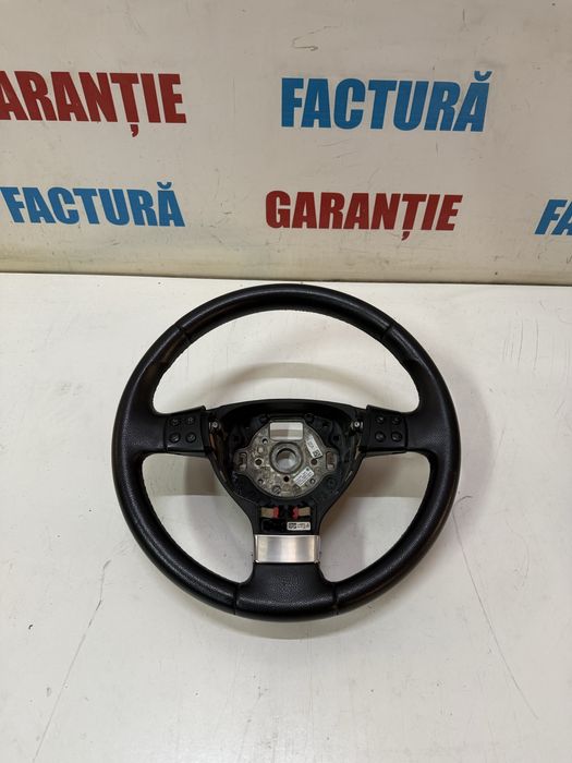 Volan piele cu comenzi si padele VW Passat B6