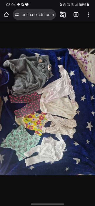 детские вещи от 0 до года