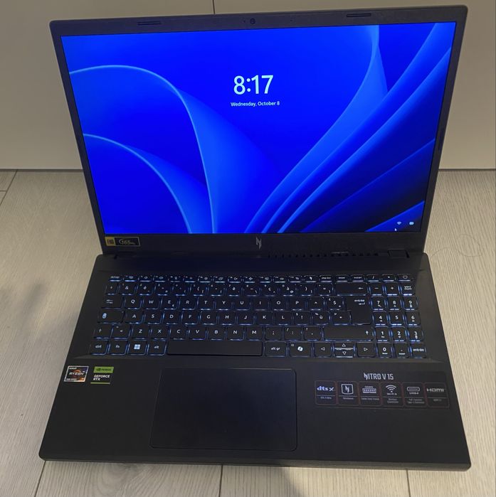 Laptop  gaming Acer Nitro Ryzen 7 RTX 4060 16GB Ddr5 165 Hz
