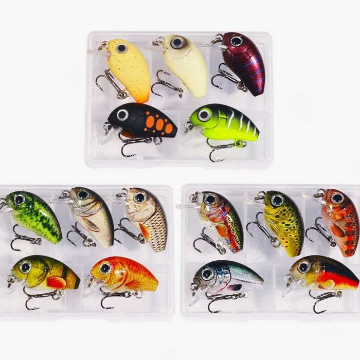 Набор блесен YIYUEQIANLI Мини кренкбейт 5 шт