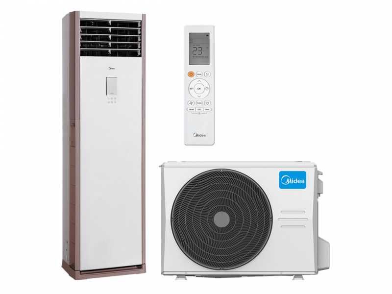 Колонный кондиционер одна фазный Midea Inverter Konditsioner 48000 Btu