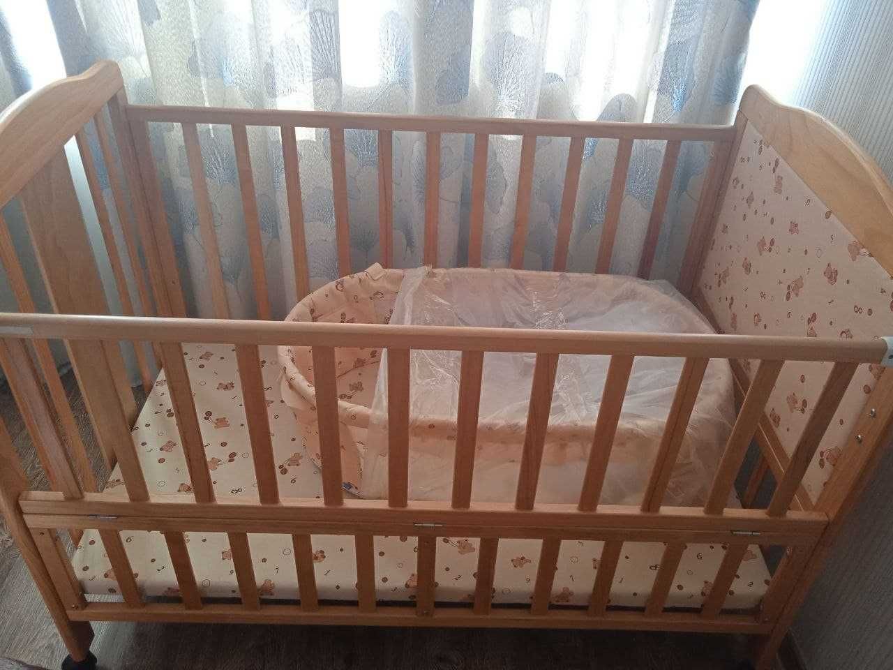 кроватка детская деревянная б/у