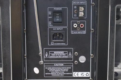 MBA Мощна Тонколона с два безжични микрофона