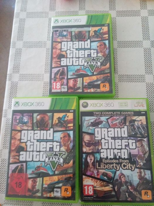 Joc Xbox 360 - GTA V , Gta 5 , GTA 4 - Grand Theft Auto - Stare buna !