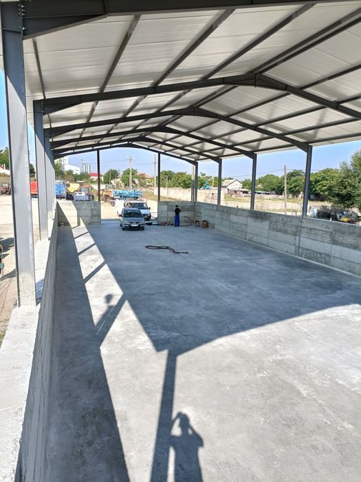 Hala pe structura metalica pentru depozitare cereale 12x30x5