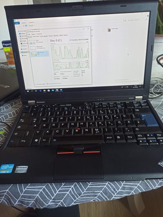 Lenovo X220 i5‑2520M, 8GB RAM, HDD 750GB – Funcțional 100%, Baterie Bu
