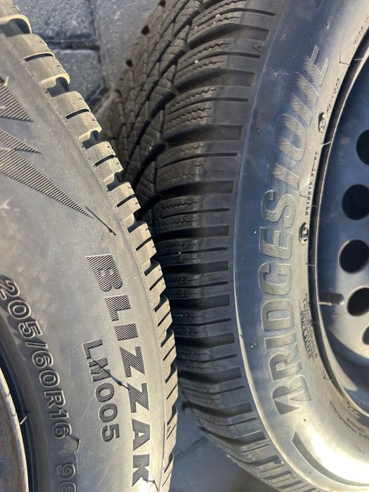 Set Jante Iarna Noi Honda Civic Accord Bridgestone Blizzak 205 60 16