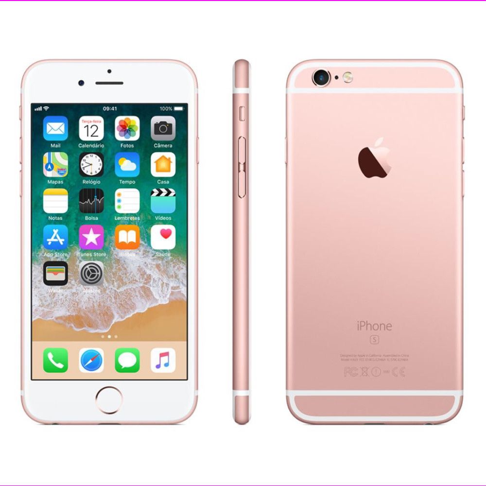 Запечатан iPhone 6s Plus, Rose gold, 16GB, реновиран от Apple