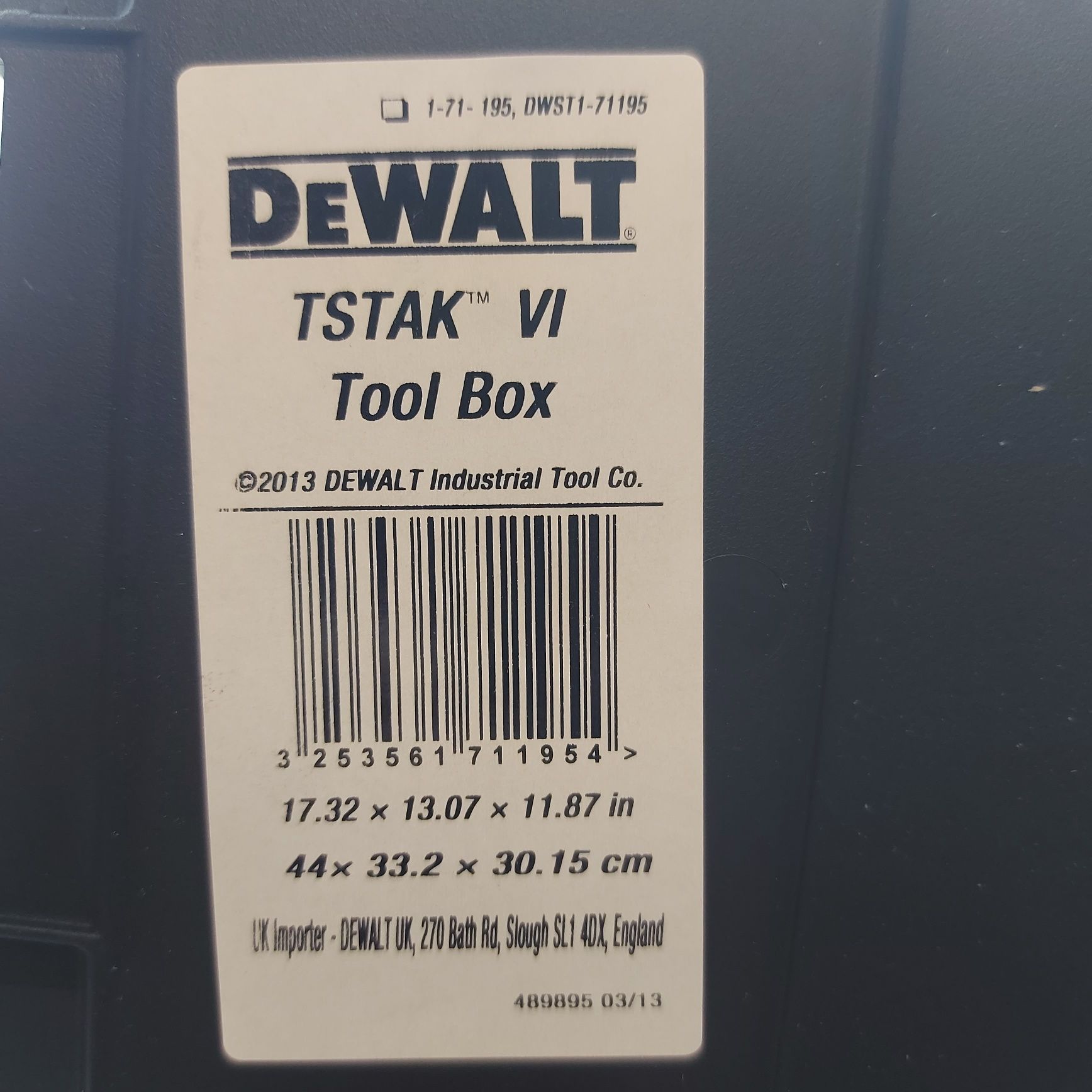 Голям куфар Dewalt TSTAK 6