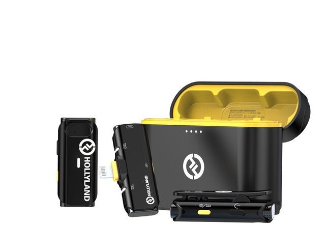 Hollyland LARK C1 DUO Sistem de microfon Wi-Fi dublu pentru iOS