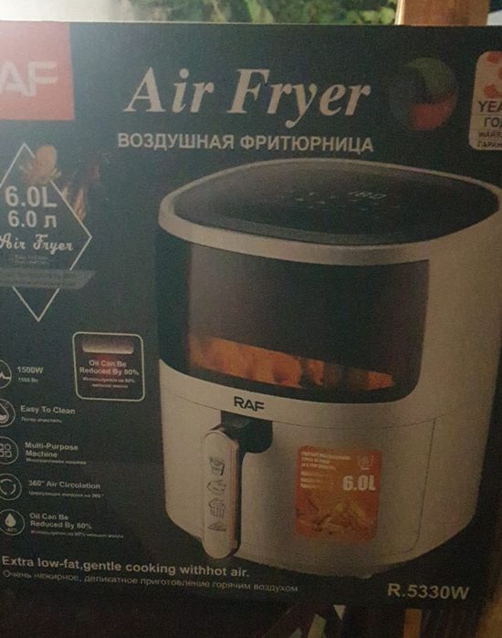 Friteuza Raf fara ulei Air Fryer R.5319, 1700W, Capacitate 6.5 Litri