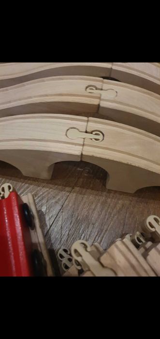 Дървено влакче с релси Икеа