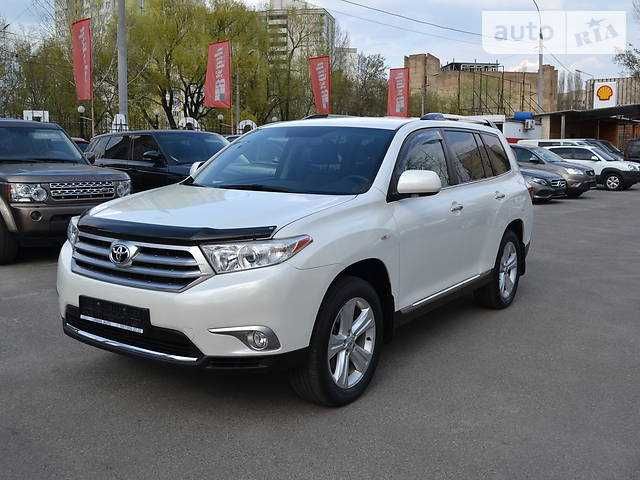 бампер капот крыло фара телевизор Toyota Highlander хайлендер 11-13