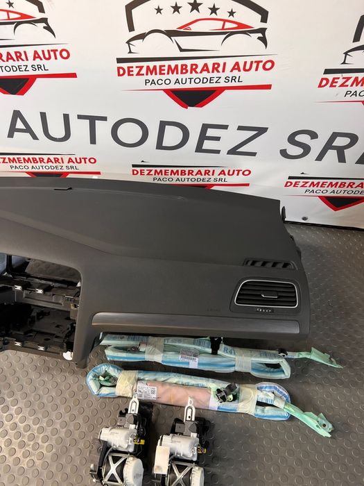 Kit complet airbag/plansa genunchi centuri cortine volan Vw golf 7