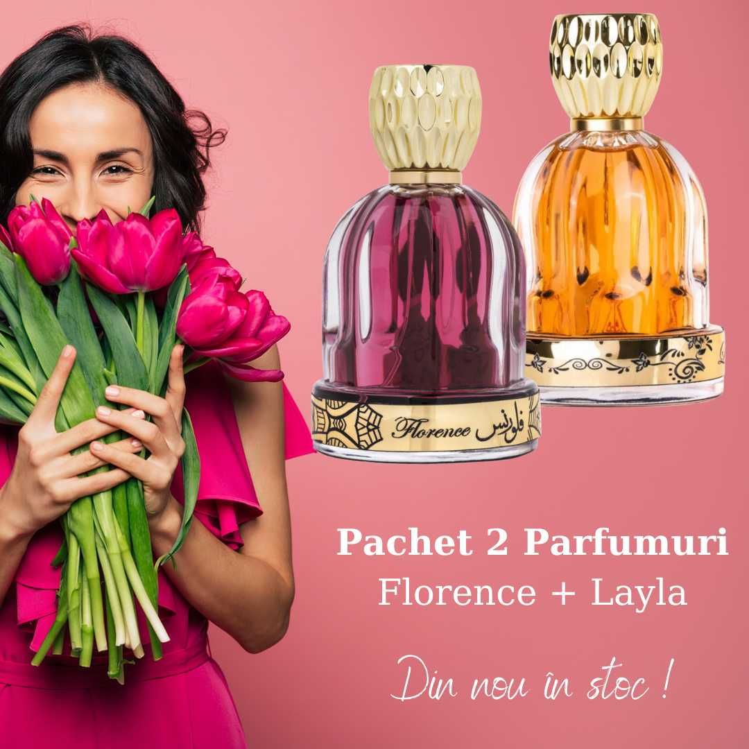 Parfumuri dama Wadi al Khaleej: Florence 100ml si Layla 100ml