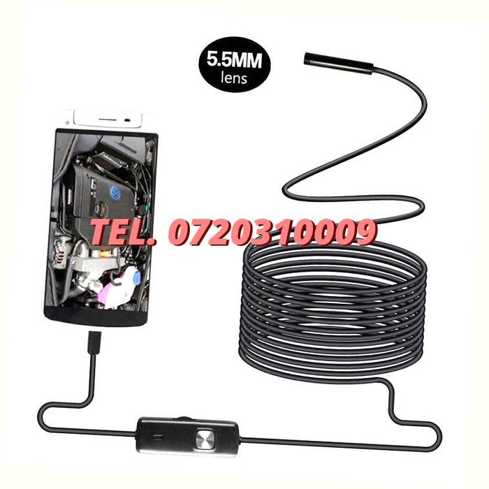 Camera Tip Endoscop 55mm 2m Android