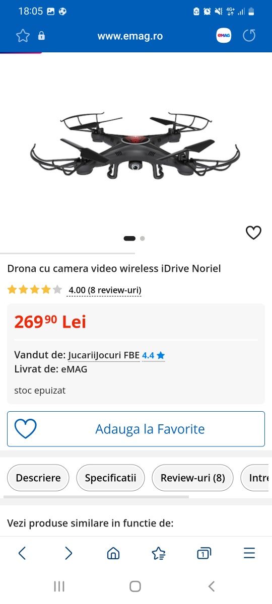 Vând Drona Pentru copii  Noua!!