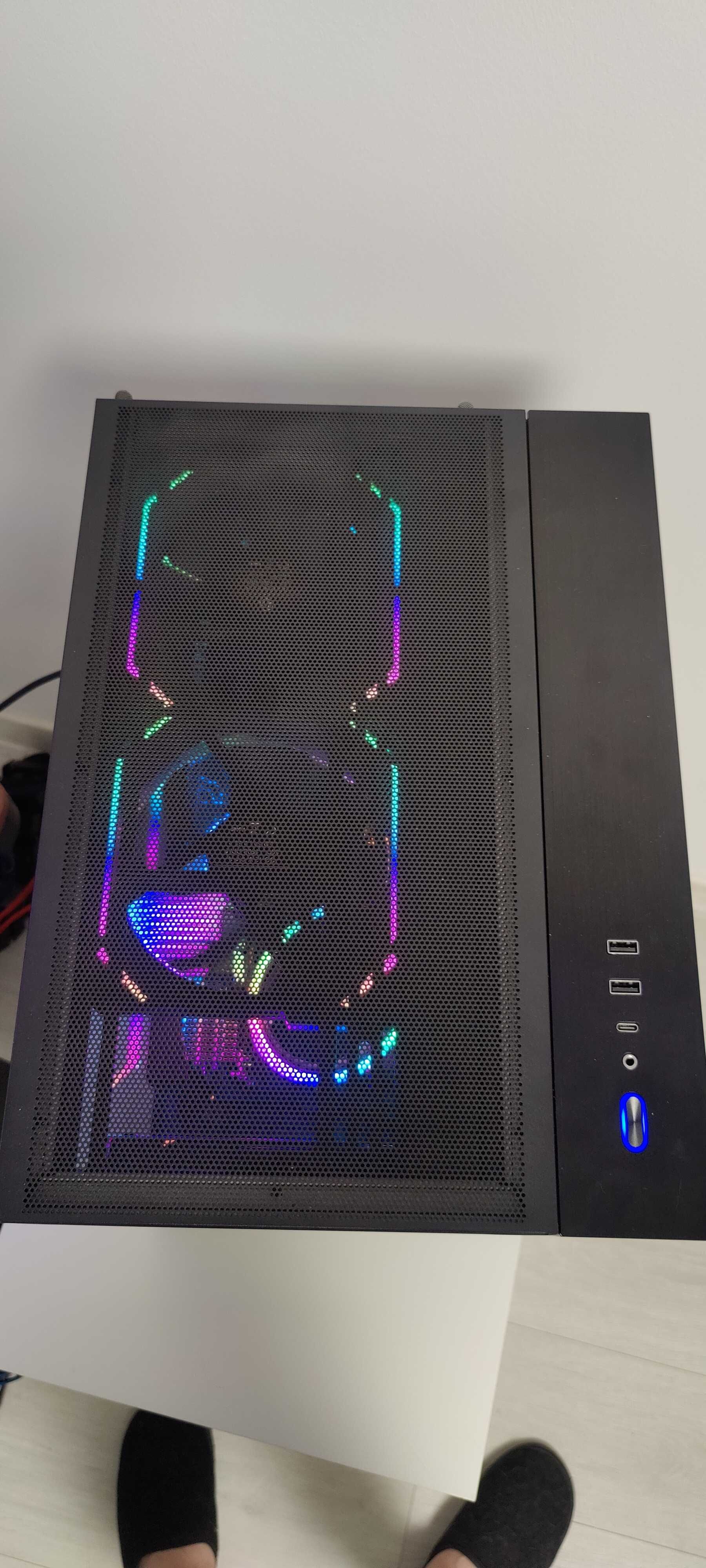 Carcasa Lian Li O11 Air Mini (cu 9 ventilatoare Lian Li)