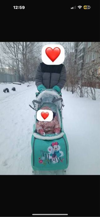 Продам санки коляска