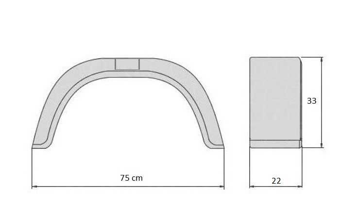 Aripa mono material plastic