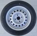 Roata completa remorca 135/80 R13 Anvelopa SECURITY M+S pe Janta 4Jx13